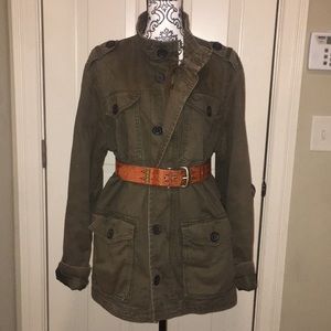 Army-style jacket. Cozy, warm, and super cute!